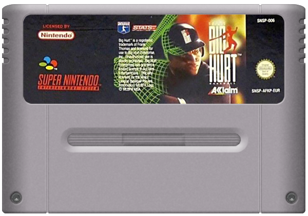 Frank Thomas Big Hurt Baseball media 7 for Super Nintendo